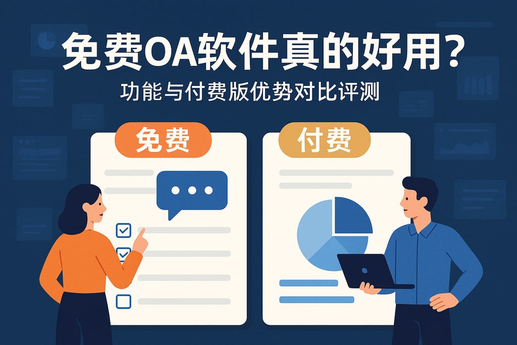 免费OA软件真的好用吗？功能与付费版优势对比评测"